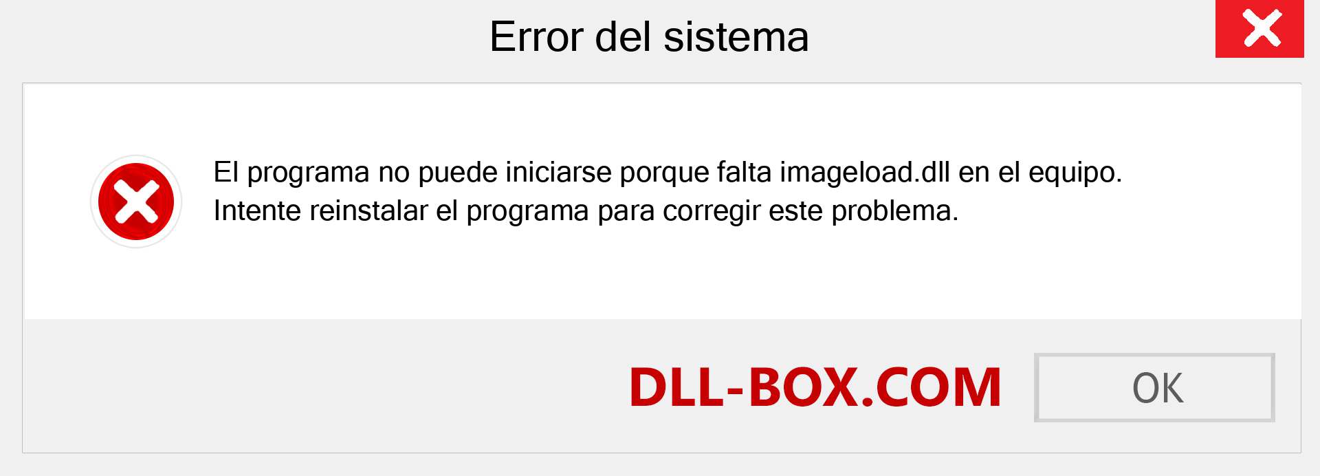 ¿Falta el archivo imageload.dll ?. Descargar para Windows 7, 8, 10 - Corregir imageload dll Missing Error en Windows, fotos, imágenes