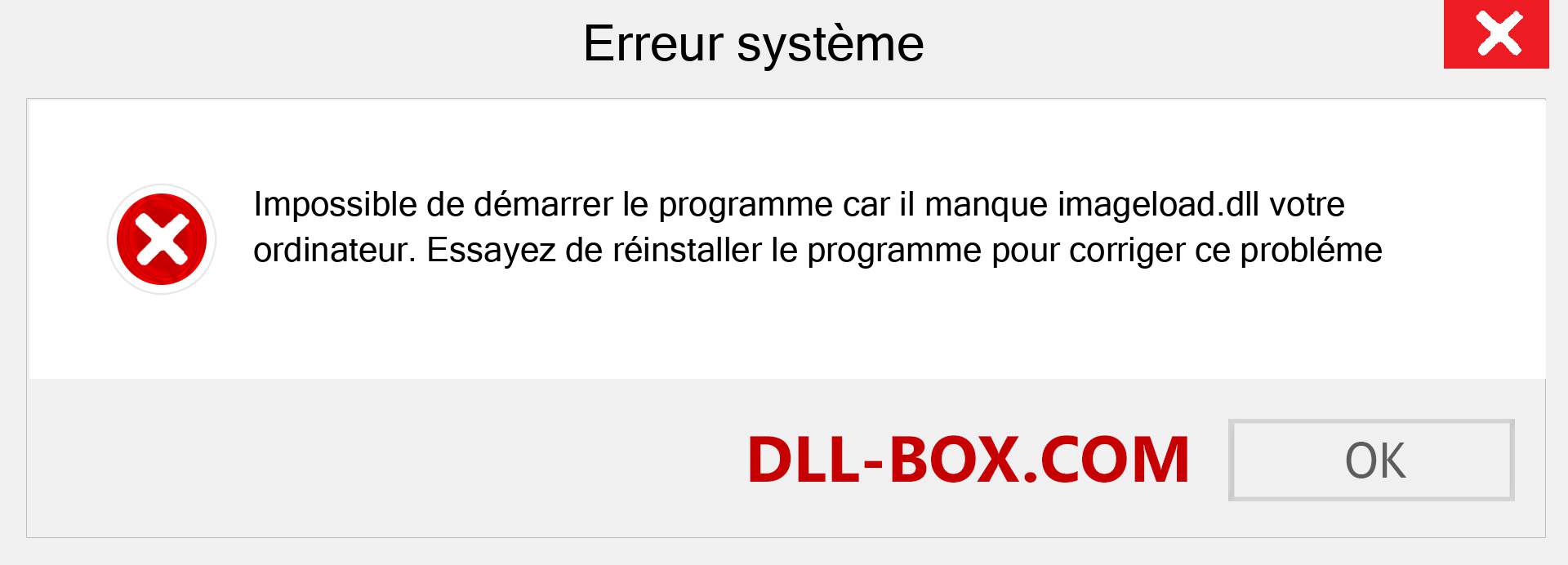 Le fichier imageload.dll est manquant ?. Télécharger pour Windows 7, 8, 10 - Correction de l'erreur manquante imageload dll sur Windows, photos, images